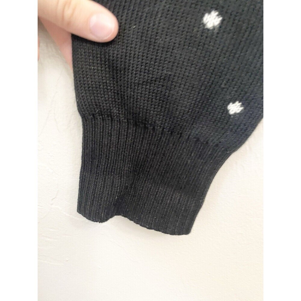 Tipsy Elves Black Santa Unicorn Sweater - Picture 5 of 7